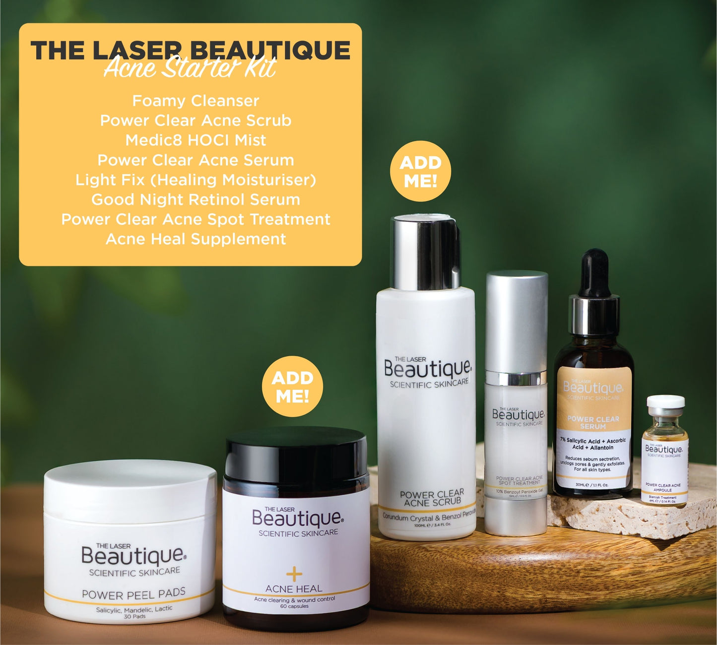 The Laser Beautique Scientific Skincare Acne Starter Kit